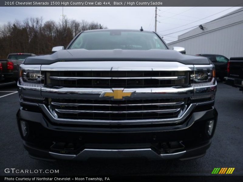 Black / High Country Saddle 2016 Chevrolet Silverado 1500 High Country Crew Cab 4x4