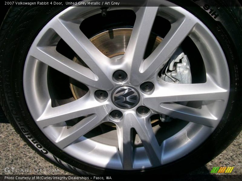 United Grey Metallic / Art Grey 2007 Volkswagen Rabbit 4 Door