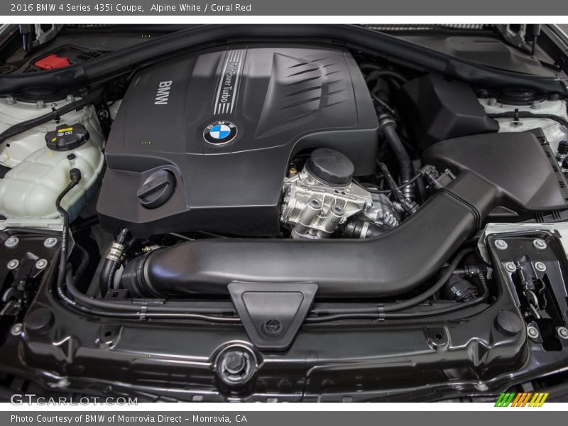  2016 4 Series 435i Coupe Engine - 3.0 Liter DI TwinPower Turbocharged DOHC 24-Valve VVT Inline 6 Cylinder