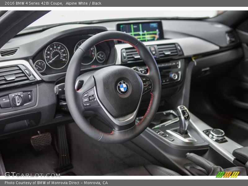 Alpine White / Black 2016 BMW 4 Series 428i Coupe
