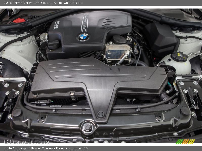 Alpine White / Black 2016 BMW 4 Series 428i Coupe