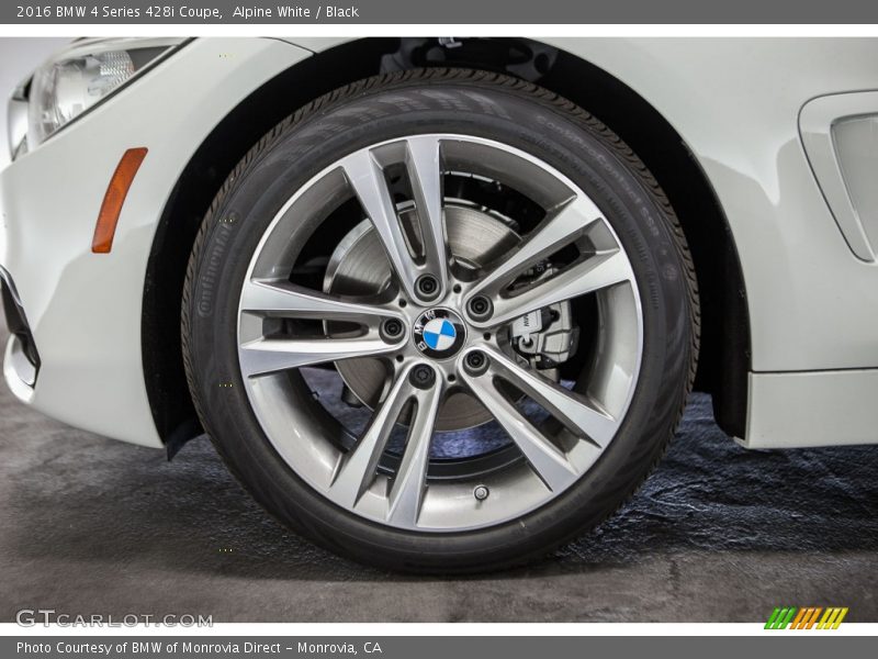 Alpine White / Black 2016 BMW 4 Series 428i Coupe