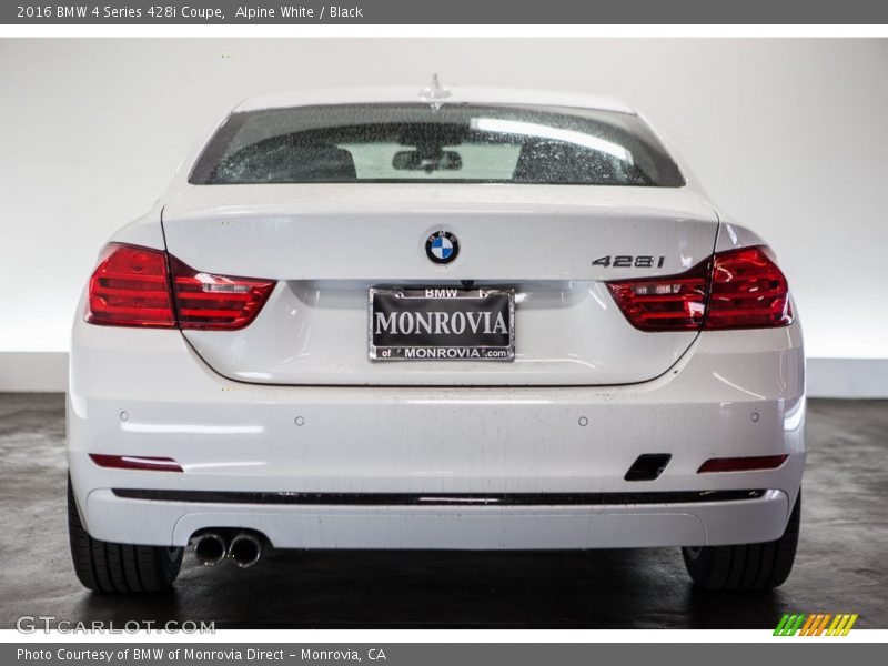 Alpine White / Black 2016 BMW 4 Series 428i Coupe