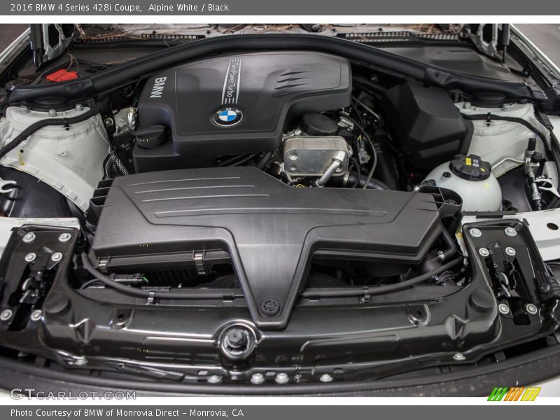 Alpine White / Black 2016 BMW 4 Series 428i Coupe