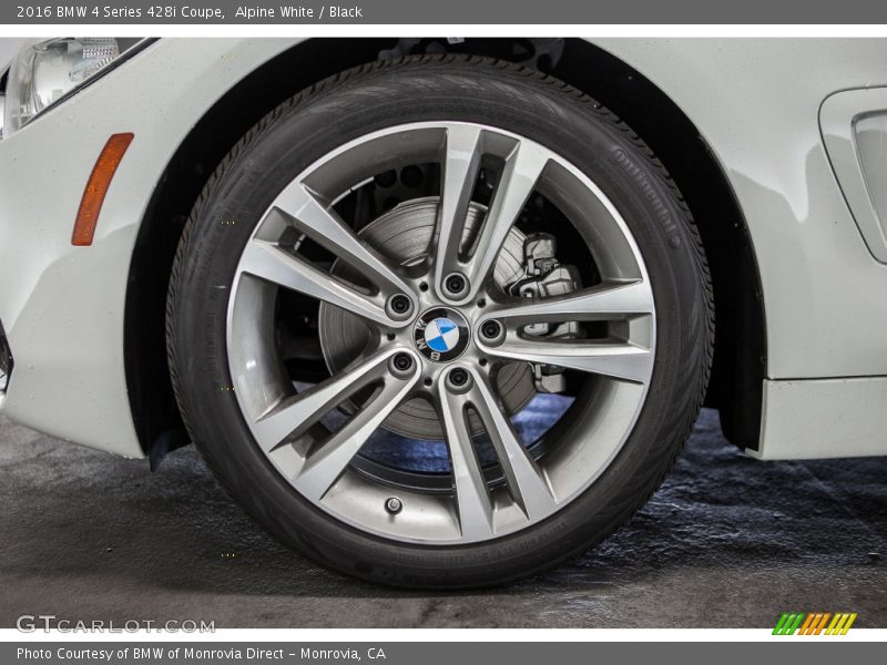 Alpine White / Black 2016 BMW 4 Series 428i Coupe