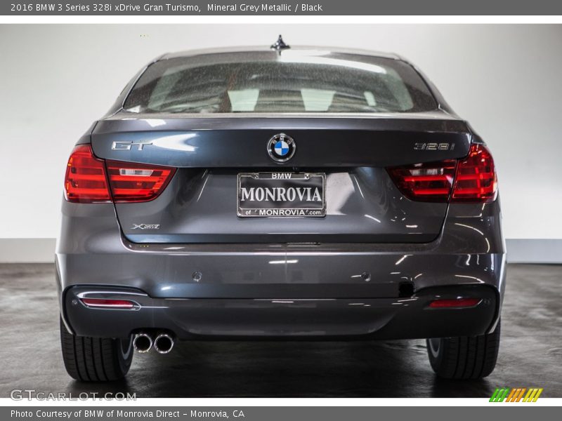 Mineral Grey Metallic / Black 2016 BMW 3 Series 328i xDrive Gran Turismo