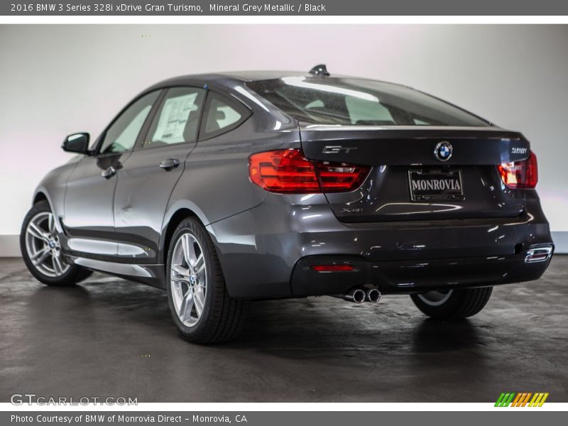 Mineral Grey Metallic / Black 2016 BMW 3 Series 328i xDrive Gran Turismo