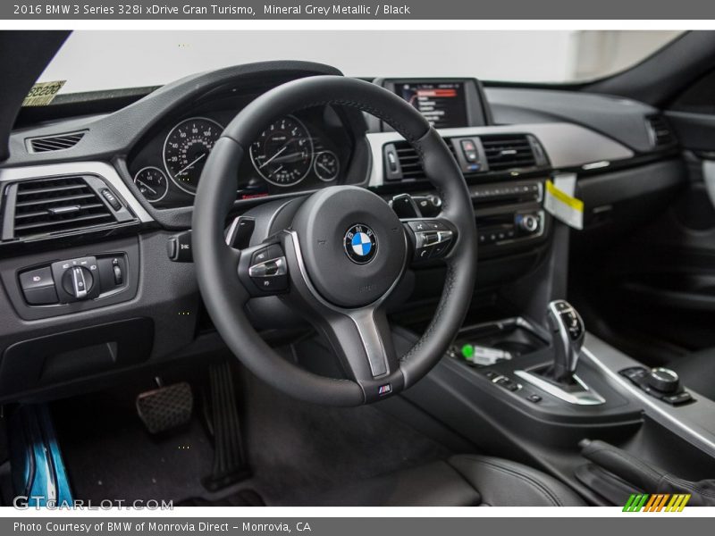 Mineral Grey Metallic / Black 2016 BMW 3 Series 328i xDrive Gran Turismo