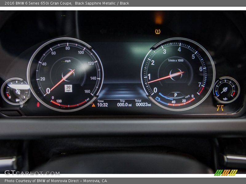  2016 6 Series 650i Gran Coupe 650i Gran Coupe Gauges