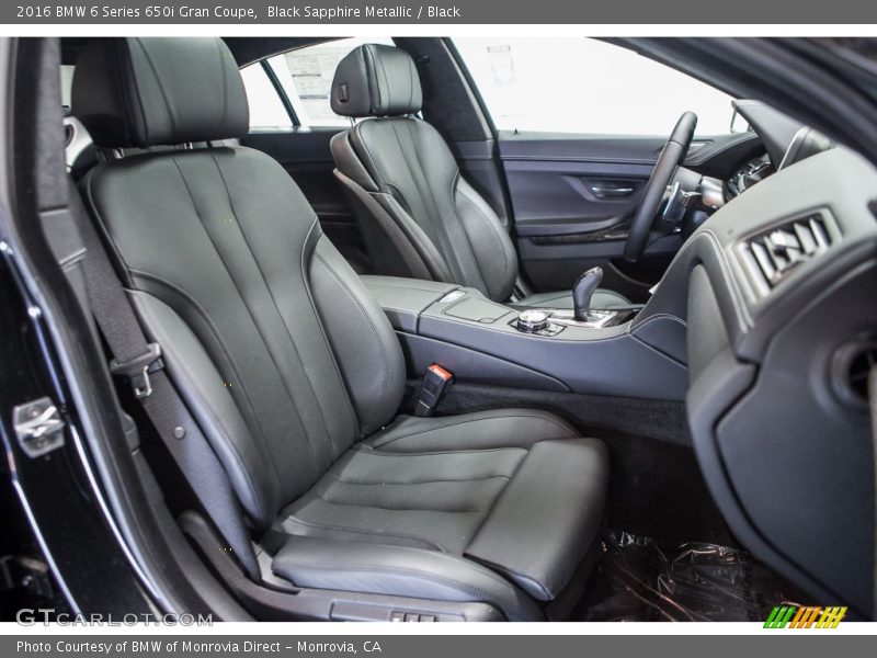 Front Seat of 2016 6 Series 650i Gran Coupe