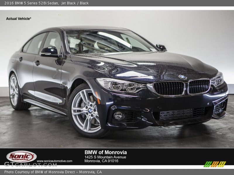 Jet Black / Black 2016 BMW 5 Series 528i Sedan
