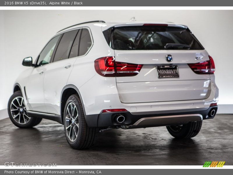 Alpine White / Black 2016 BMW X5 sDrive35i