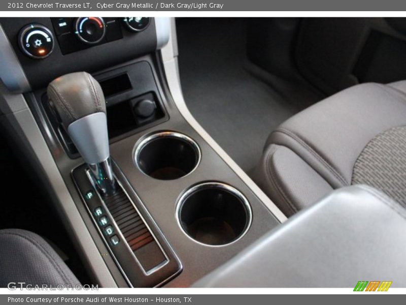 Cyber Gray Metallic / Dark Gray/Light Gray 2012 Chevrolet Traverse LT