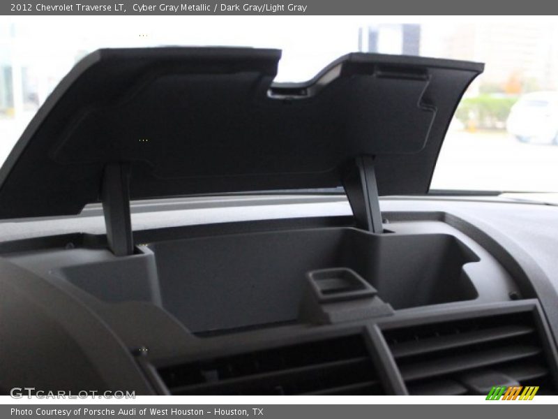 Cyber Gray Metallic / Dark Gray/Light Gray 2012 Chevrolet Traverse LT