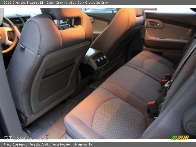 Cyber Gray Metallic / Dark Gray/Light Gray 2012 Chevrolet Traverse LT