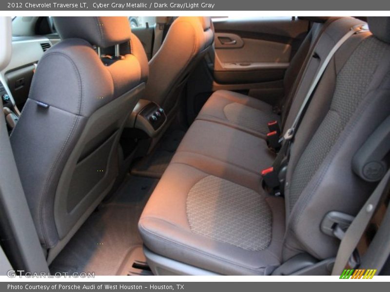 Cyber Gray Metallic / Dark Gray/Light Gray 2012 Chevrolet Traverse LT