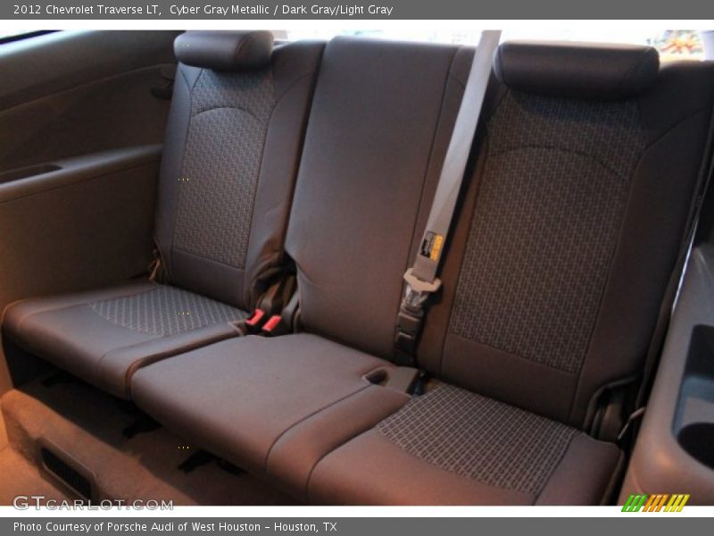 Cyber Gray Metallic / Dark Gray/Light Gray 2012 Chevrolet Traverse LT