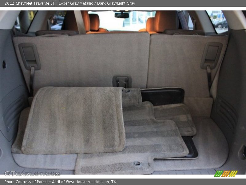 Cyber Gray Metallic / Dark Gray/Light Gray 2012 Chevrolet Traverse LT