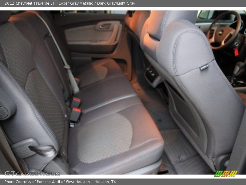 Cyber Gray Metallic / Dark Gray/Light Gray 2012 Chevrolet Traverse LT