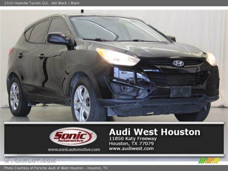 Ash Black / Black 2010 Hyundai Tucson GLS