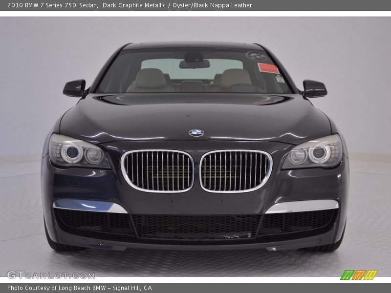 Dark Graphite Metallic / Oyster/Black Nappa Leather 2010 BMW 7 Series 750i Sedan