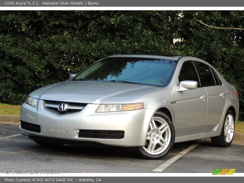 Alabaster Silver Metallic / Ebony 2006 Acura TL 3.2