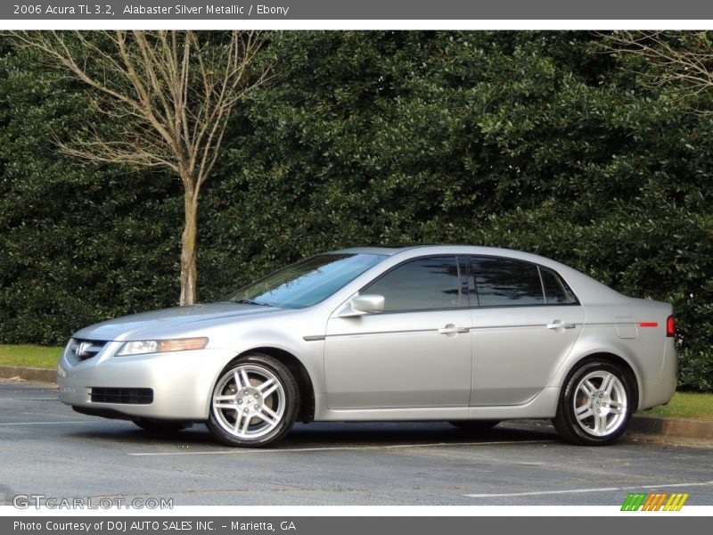 Alabaster Silver Metallic / Ebony 2006 Acura TL 3.2