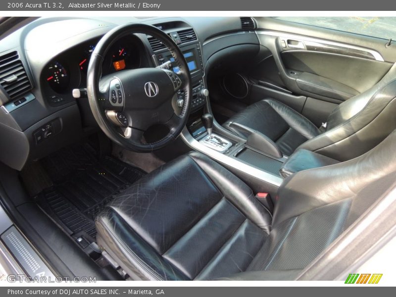 Alabaster Silver Metallic / Ebony 2006 Acura TL 3.2