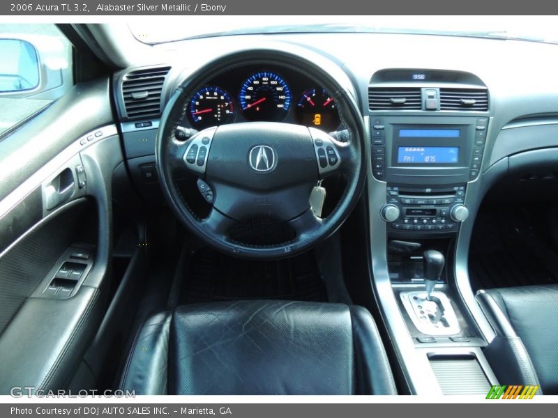 Alabaster Silver Metallic / Ebony 2006 Acura TL 3.2