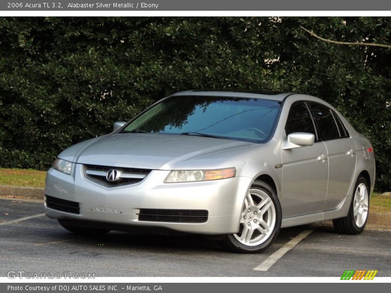 Alabaster Silver Metallic / Ebony 2006 Acura TL 3.2