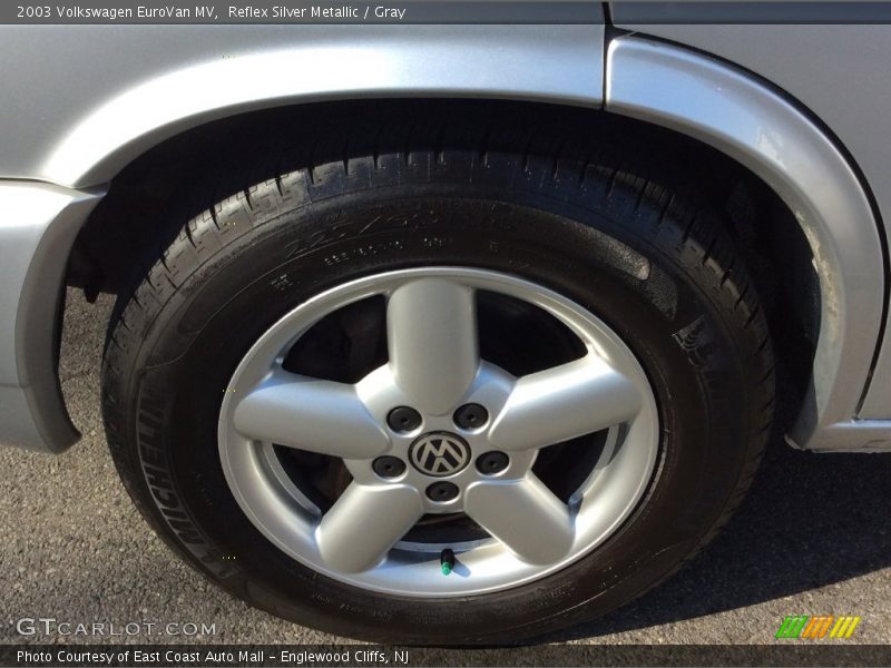 Reflex Silver Metallic / Gray 2003 Volkswagen EuroVan MV