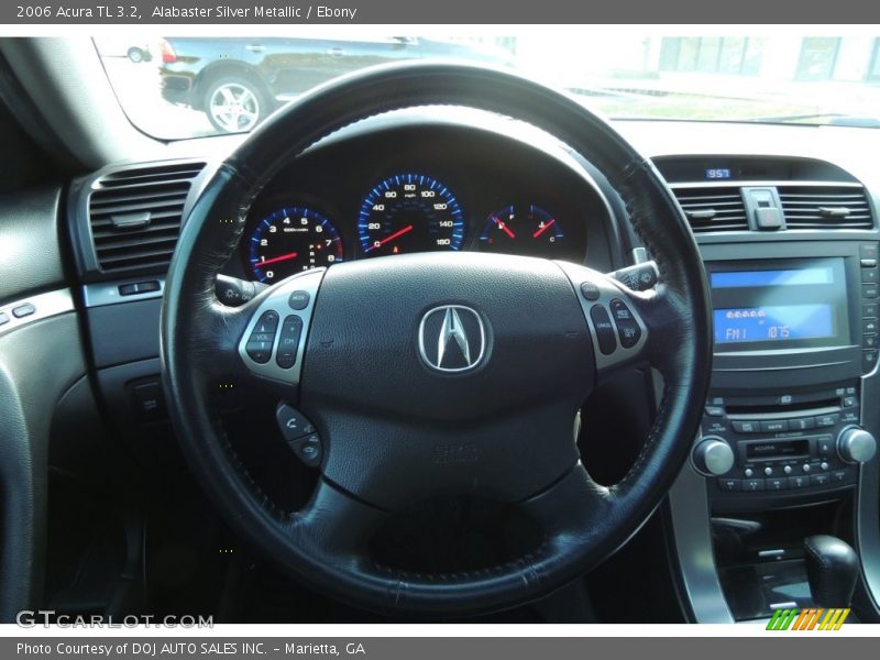Alabaster Silver Metallic / Ebony 2006 Acura TL 3.2