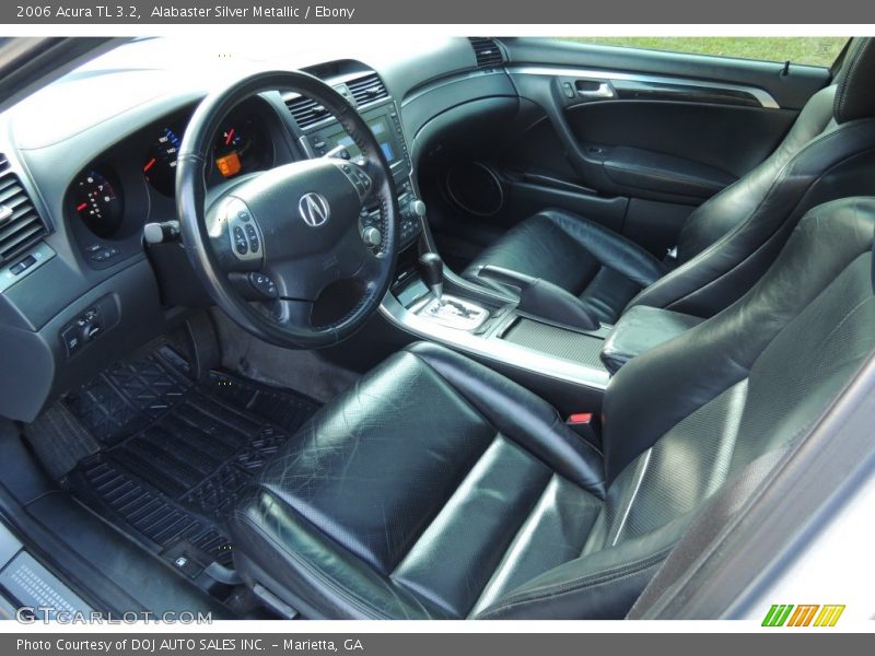 Alabaster Silver Metallic / Ebony 2006 Acura TL 3.2