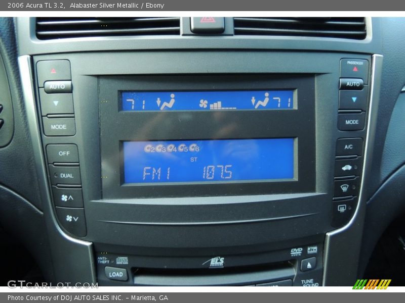 Alabaster Silver Metallic / Ebony 2006 Acura TL 3.2