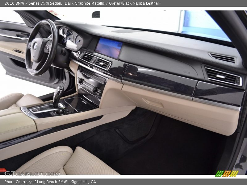 Dark Graphite Metallic / Oyster/Black Nappa Leather 2010 BMW 7 Series 750i Sedan