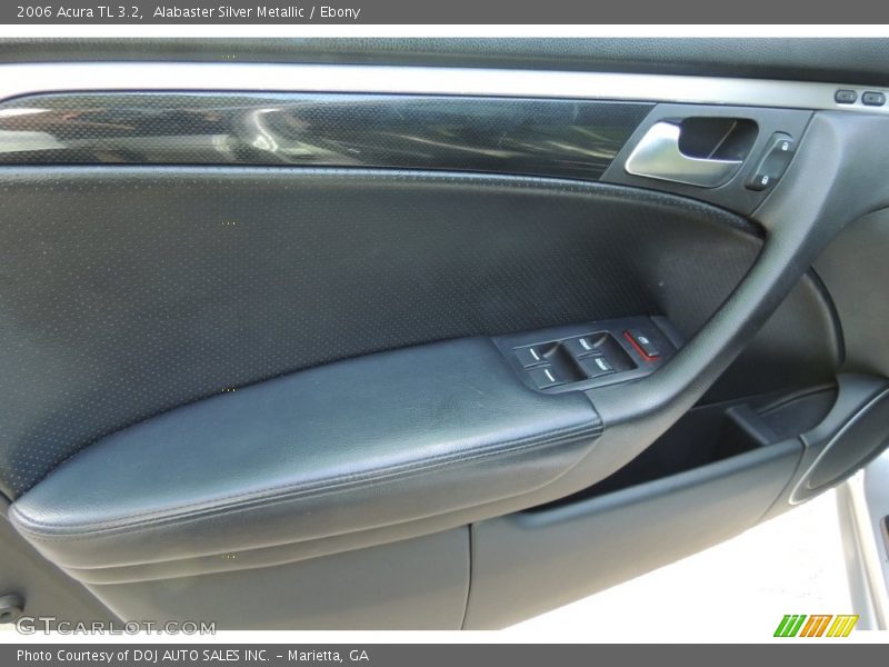 Alabaster Silver Metallic / Ebony 2006 Acura TL 3.2