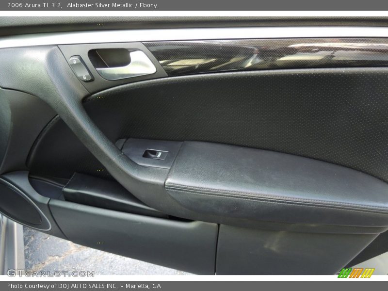 Alabaster Silver Metallic / Ebony 2006 Acura TL 3.2