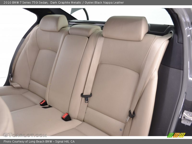 Dark Graphite Metallic / Oyster/Black Nappa Leather 2010 BMW 7 Series 750i Sedan