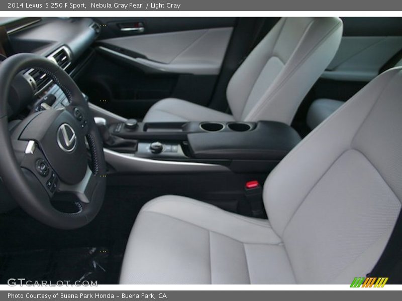 Nebula Gray Pearl / Light Gray 2014 Lexus IS 250 F Sport