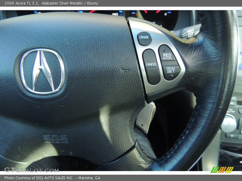 Alabaster Silver Metallic / Ebony 2006 Acura TL 3.2