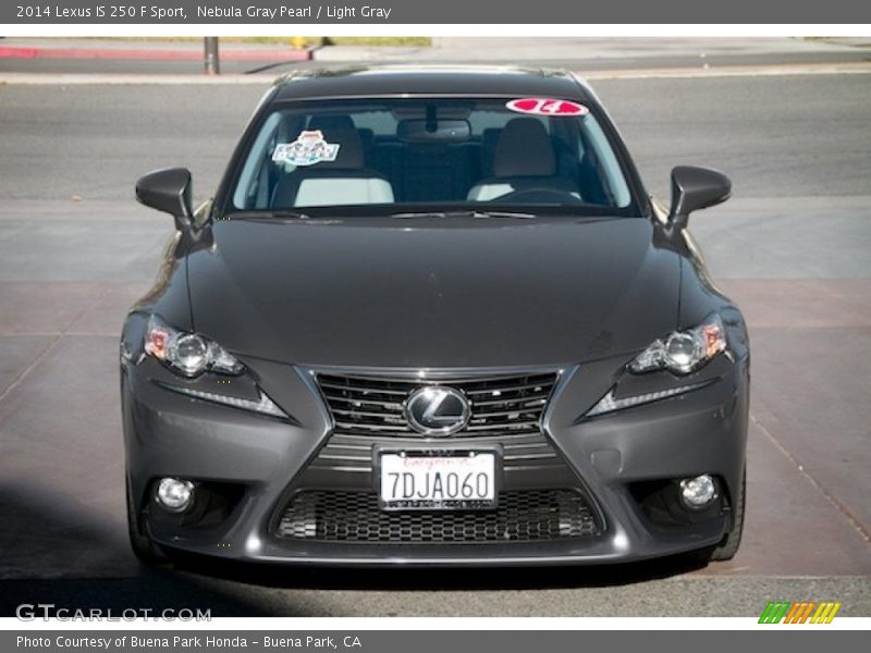 Nebula Gray Pearl / Light Gray 2014 Lexus IS 250 F Sport