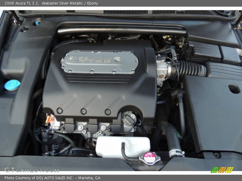 Alabaster Silver Metallic / Ebony 2006 Acura TL 3.2
