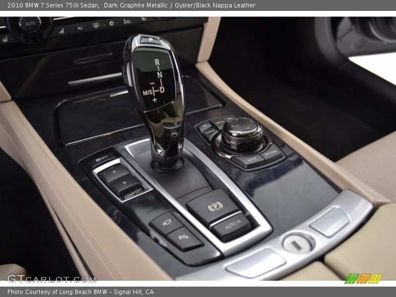 Dark Graphite Metallic / Oyster/Black Nappa Leather 2010 BMW 7 Series 750i Sedan