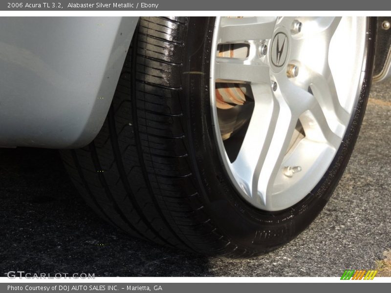 Alabaster Silver Metallic / Ebony 2006 Acura TL 3.2