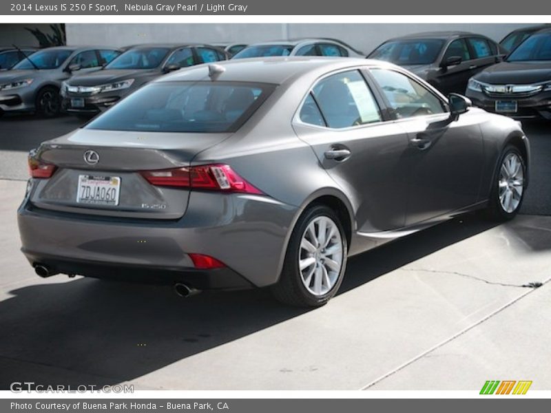 Nebula Gray Pearl / Light Gray 2014 Lexus IS 250 F Sport