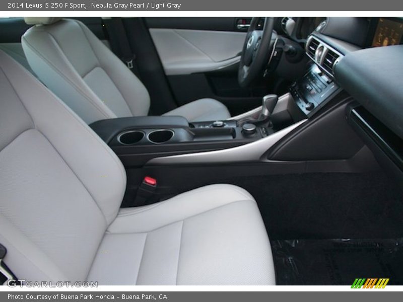 Nebula Gray Pearl / Light Gray 2014 Lexus IS 250 F Sport