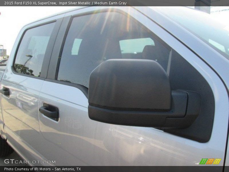 Ingot Silver Metallic / Medium Earth Gray 2015 Ford F150 XL SuperCrew