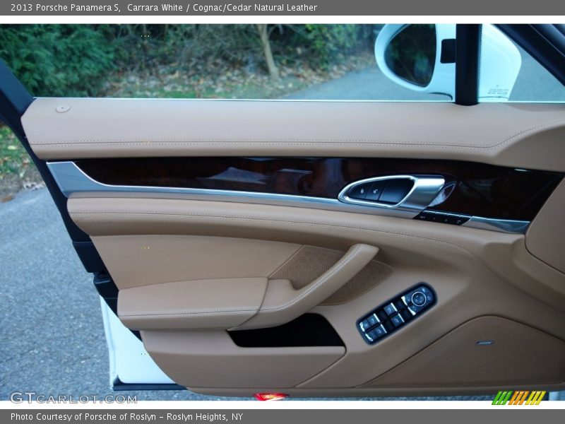 Carrara White / Cognac/Cedar Natural Leather 2013 Porsche Panamera S