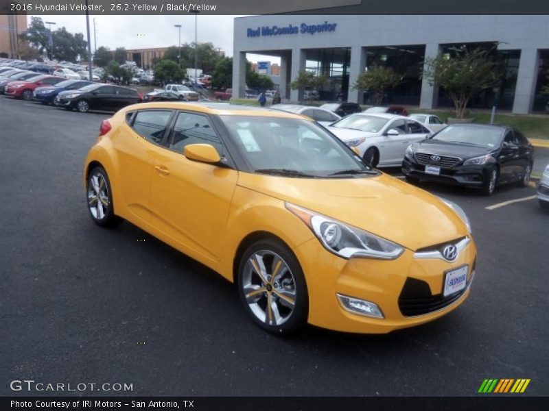 26.2 Yellow / Black/Yellow 2016 Hyundai Veloster