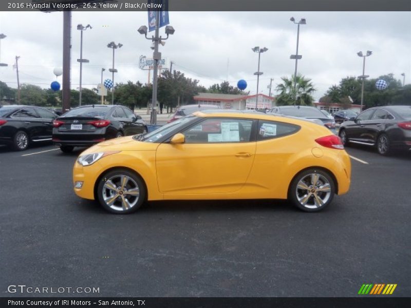 26.2 Yellow / Black/Yellow 2016 Hyundai Veloster